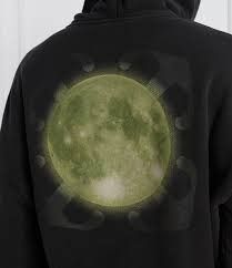  Off-White Black Super Moon Hoodie RRP - £685